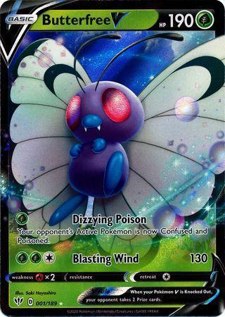 Butterfree V – 001/189 – Ultra Rare