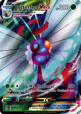 Butterfree VMAX – 002/189 – Ultra Rare