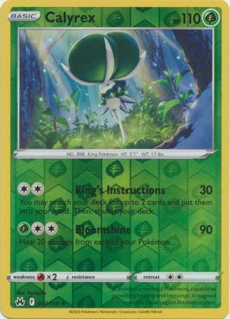 Calyrex – 017/159 – Holo Rare Reverse Holo