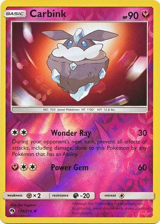 Carbink – 143/214 – Uncommon Reverse Holo
