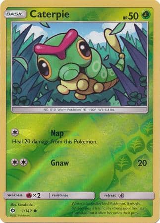 Caterpie – 1/149 – Common Reverse Holo