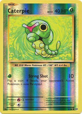 Caterpie – 3/108 – Common Reverse Holo