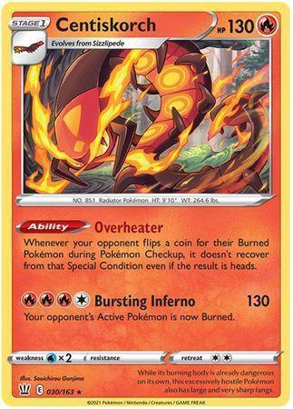 Centiskorch – 30/163 – Rare