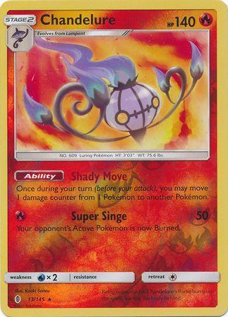Chandelure – 13/145 – Holo Rare Reverse Holo