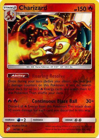 Charizard – 14/181 – Rare Reverse Holo