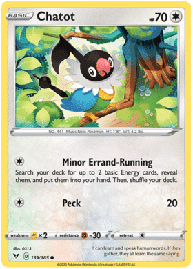 Chatot - 139/185 - Common