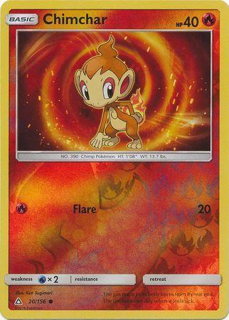 Chimchar – 20/156 – Common Reverse Holo