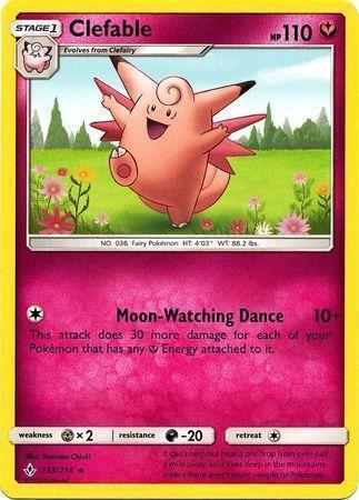 Clefable – 133/214 – Rare