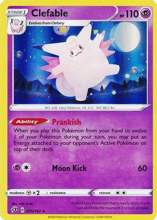 Clefable – 75/192 – Holo Rare