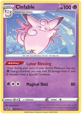 Clefable – 064/185 – Rare