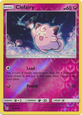 Clefairy – 38/68 – Common Reverse Holo