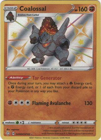 Coalossal – SV69/SV122 – Shiny Rare