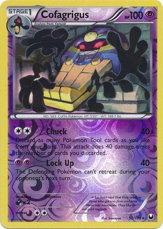 Cofagrigus – 52/108 – Rare Reverse Holo