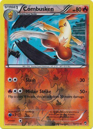 Combusken – 13/111 – Uncommon Reverse Holo