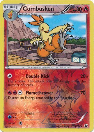 Combusken – 16/108 – Uncommon Reverse Holo