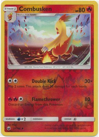 Combusken – 27/168 – Uncommon Reverse Holo