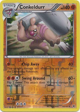 Conkeldurr – 65/101 – Rare Reverse Holo