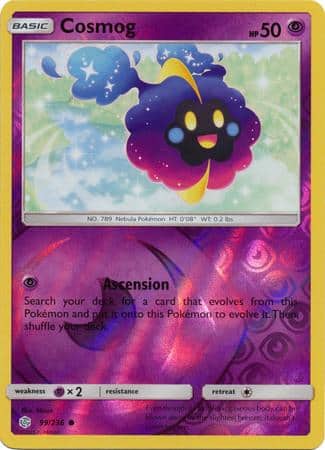 Cosmog – 99/236 – Common Reverse Holo