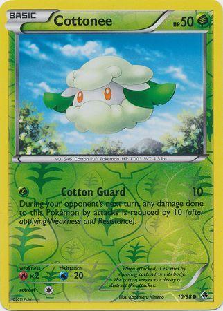 Cottonee – 10/98 – Common Reverse Holo