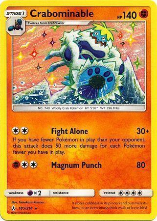 Crabominable – 105/214 – Rare