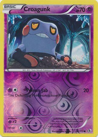 Croagunk – 62/113 – Common Reverse Holo