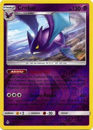Crobat – 66/214 – Holo Rare Reverse Holo