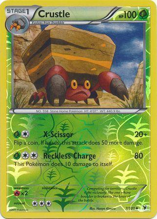 Crustle – 7/101 – Uncommon Reverse Holo