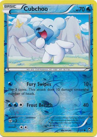 Cubchoo – 21/111 – Common Reverse Holo