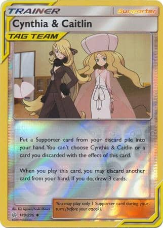 Cynthia – Caitlin – 189/236 – Uncommon Reverse Holo
