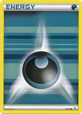 ポケモン Darkness Energy - 81/83 - Common - Playset