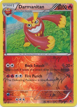 Darmanitan – 21/98 – Rare Reverse Holo