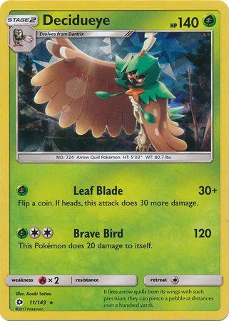 Decidueye – 11/149 – Shattered Holo Rare