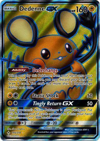 Dedenne GX – 195/214 – Full Art Ultra Rare