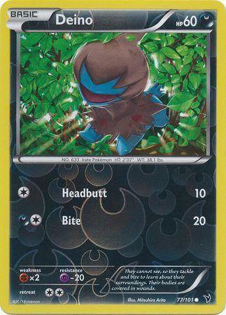 Deino – 77/101 – Common Reverse Holo