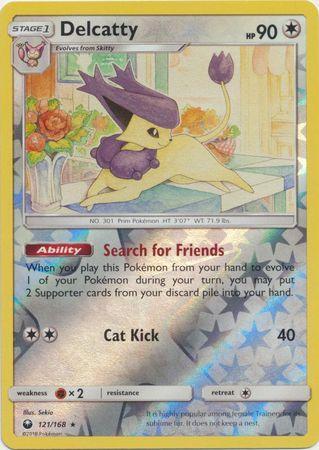 Delcatty – 121/168 – Holo Rare Reverse Holo