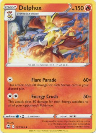 Delphox – 027/195 – Rare
