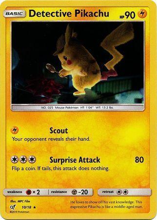 Detective Pikachu – 10/18 – Holo Rare