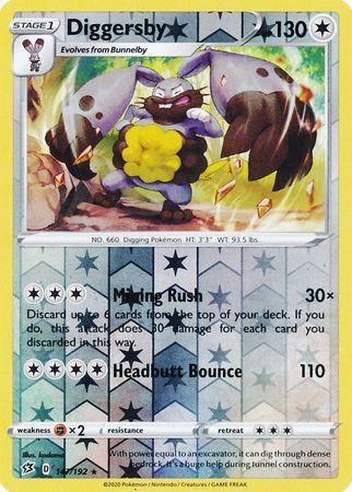 Diggersby – 147/192 – Rare Reverse Holo