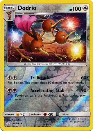 Dodrio – 151/214 – Uncommon Reverse Holo