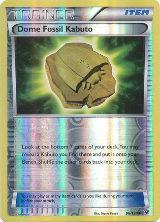 Dome Fossil Kabuto – 96/124 – Uncommon Reverse Holo