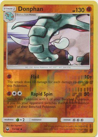 Donphan – 73/168 – Uncommon Reverse Holo