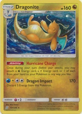 Dragonite – 151/236 – Alternate Holo Promo
