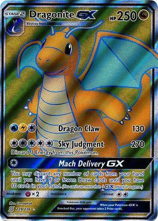 Dragonite GX – 229/236 – Full Art Ultra Rare