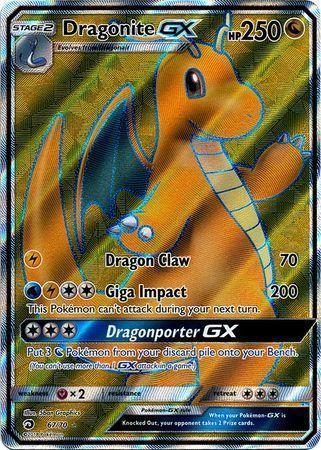 Dragonite GX – 67/70 – Full Art Ultra Rare