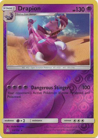 Drapion – 55/156 – Rare Reverse Holo