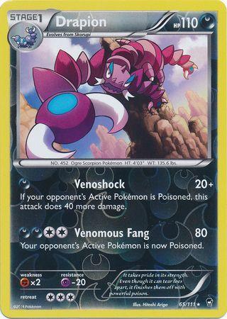 Drapion – 65/111 – Rare Reverse Holo