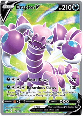 Drapion V – 175/185 – Full Art Ultra Rare