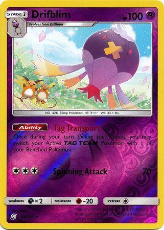 Drifblim – 81/236 – Rare Reverse Holo