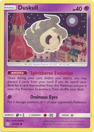 Duskull – 83/236 – Common