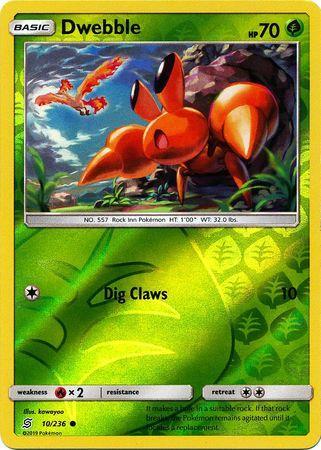 Dwebble – 10/236 – Common Reverse Holo